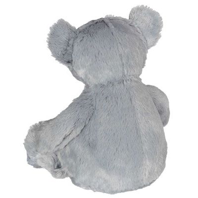 81091 bamse koalabjørn til broderi grå bagfra Hobbysy