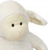 71090 bamse lam til broderi hvid ansigt Hobbysy