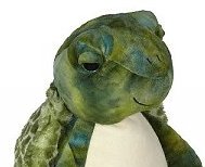51096 bamse skildpadde til broderi grøn ansigt Hobbysy