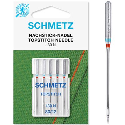 Schmetz Topstitch nåle 80 Hobbysy
