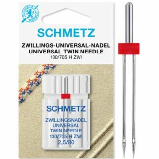 Schmetz tvilling nål 2,5-80 Hobbysy