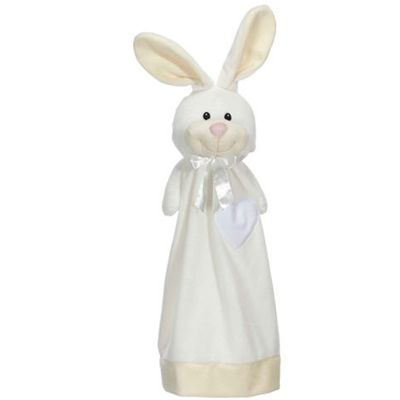 61095 Kanin hånddukke hvid Hobbysy