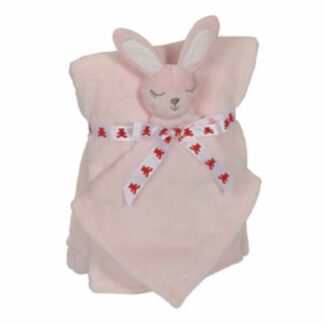41191 Babytæppe kanin lyserød Hobbysy