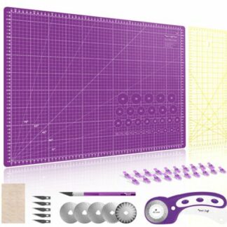 Texi craft purple 60x45 skæreplade sæt lilla hobbysy
