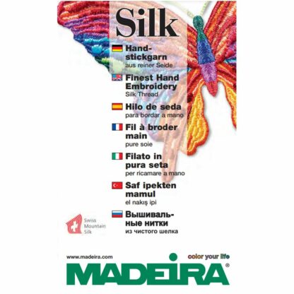 DMC broderi farvekort silke fra Madeira