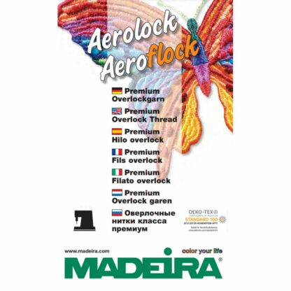 Farvekort overlock tråd polyester Aerolock Aeroflock fra Madeira